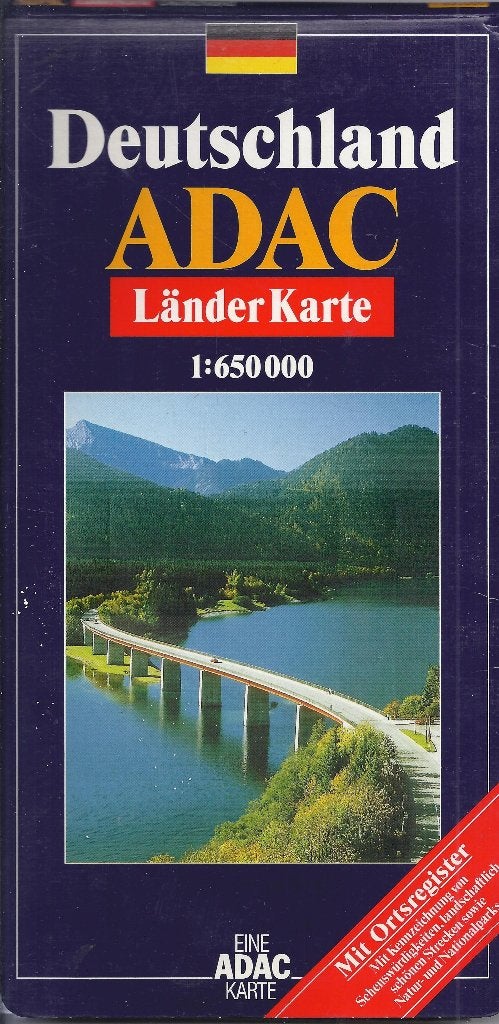 C215 plattegrond adac duitsland, Gelezen, 2000 tot heden, Ophalen of Verzenden, Landkaart