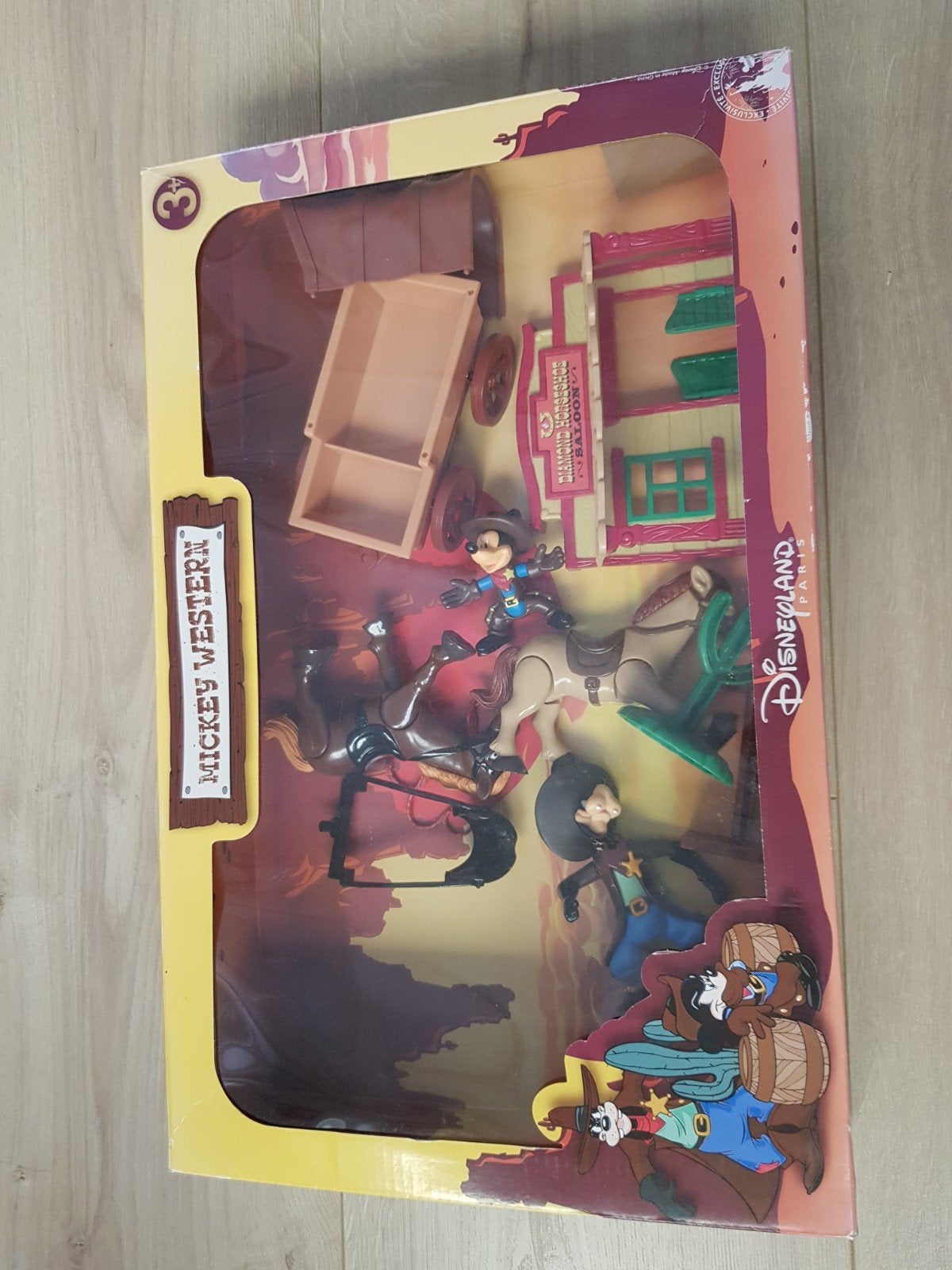 Mickey Mouse Western Speelset Disneyland Parijs, Ophalen, Zo goed als nieuw