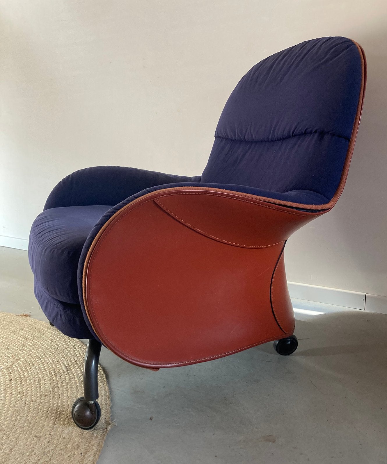 Italiaans design Louisiana fauteuil van De Padova, Ophalen, Gebruikt, 75 tot 100 cm, 75 tot 100 cm