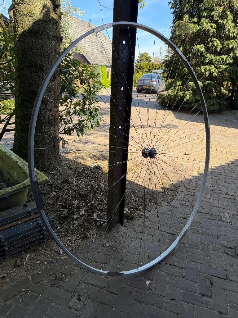 Groot fiets wiel 1.80 hoog decoratie, Ophalen