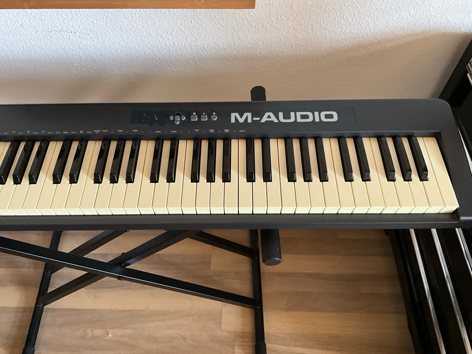 M-Audio Keystation 88 MIDI Keyboard Controller, Gebruikt, 88 toetsen, Aanslaggevoelig, Ophalen