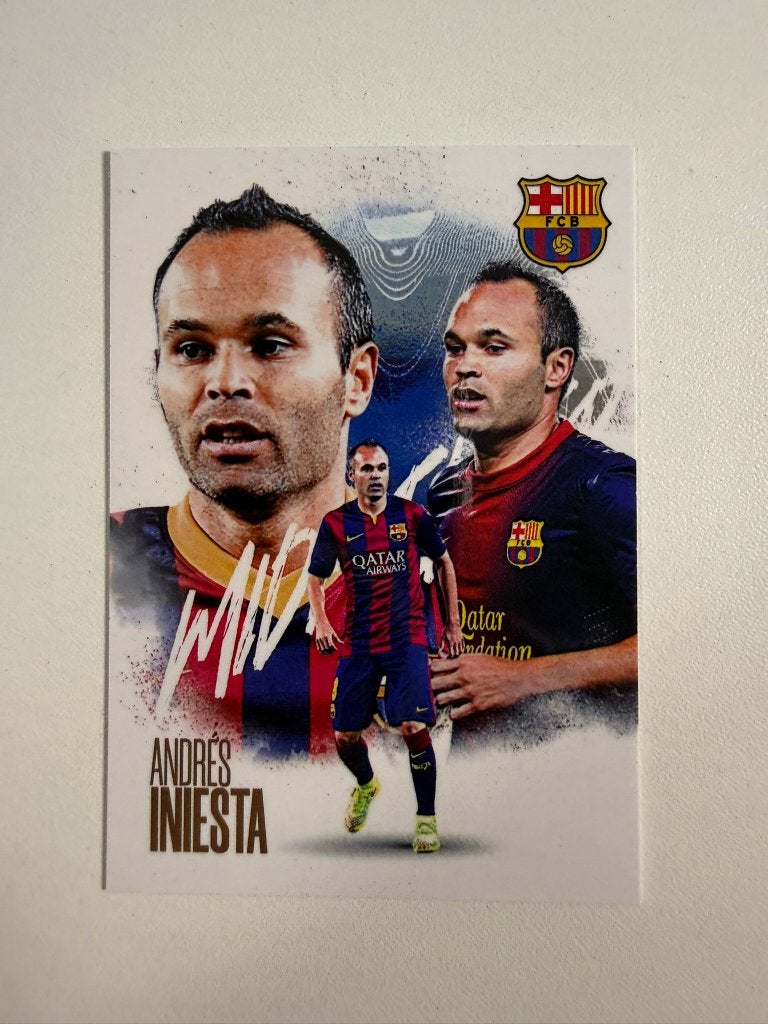 Andres Iniesta Futera FX Barcelona 2026, Ophalen of Verzenden, Nieuw, Buitenlandse clubs, Poster, Plaatje of Sticker