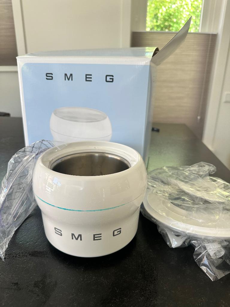 Smeg ijsmachine maker, Witgoed en Apparatuur, IJsmachines, Nieuw, Koelelement, Ophalen
