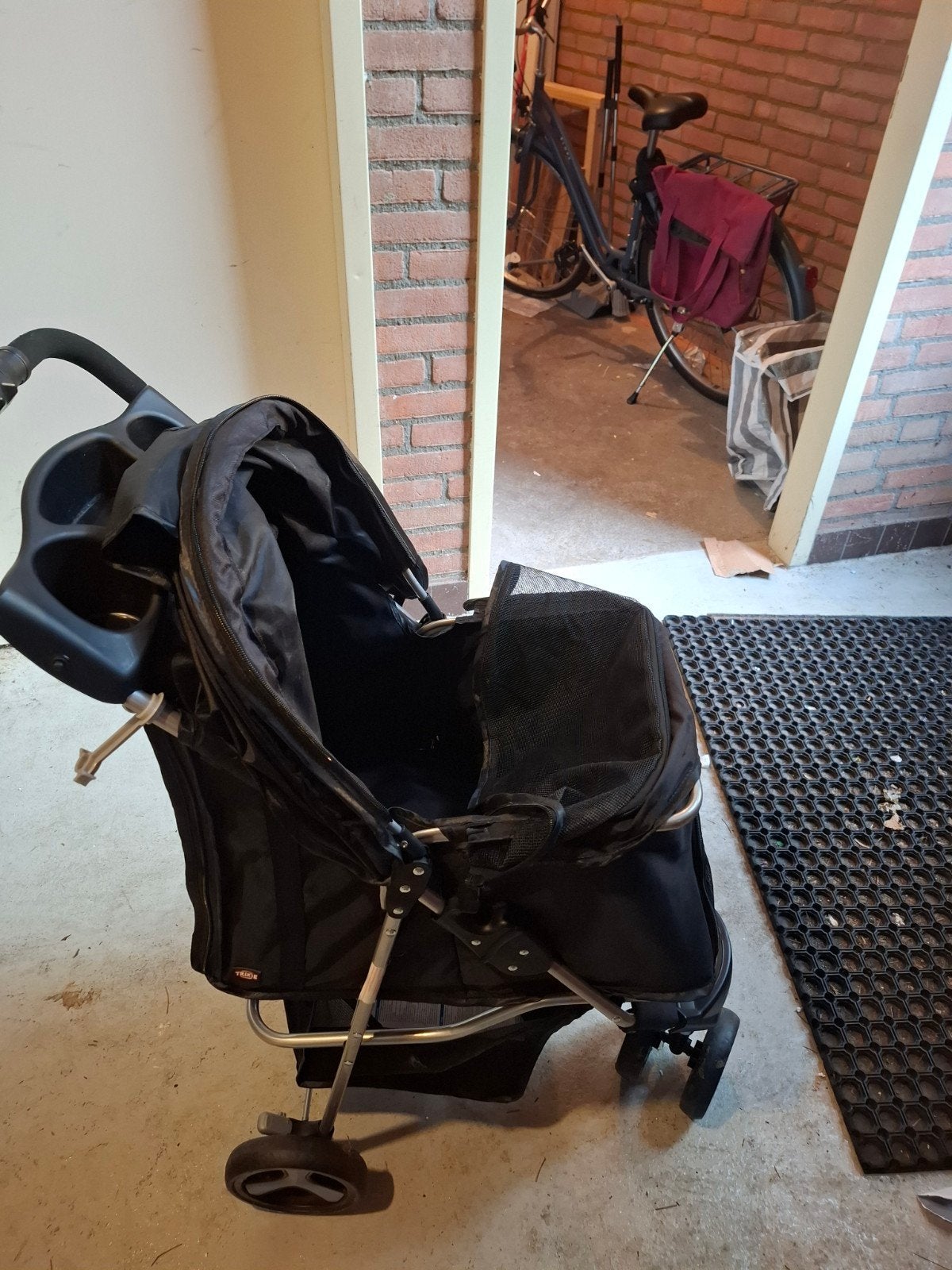 trixie honden buggy, Dieren en Toebehoren, Honden-accessoires, Trixie, Ophalen, Zo goed als nieuw, Hondenbuggy