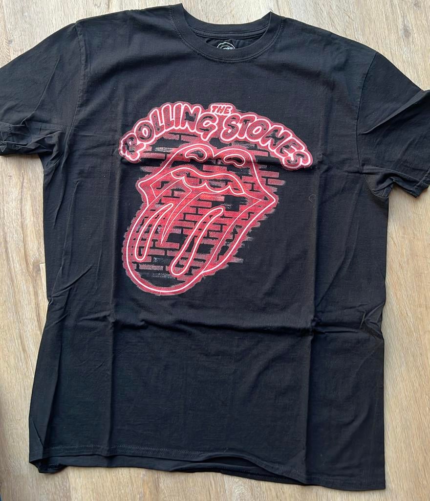 Rolling Stones - Carnaby Shirt, Kleding | Heren, T-shirts, Ophalen of Verzenden, Zo goed als nieuw, Maat 56/58 (XL), Zwart