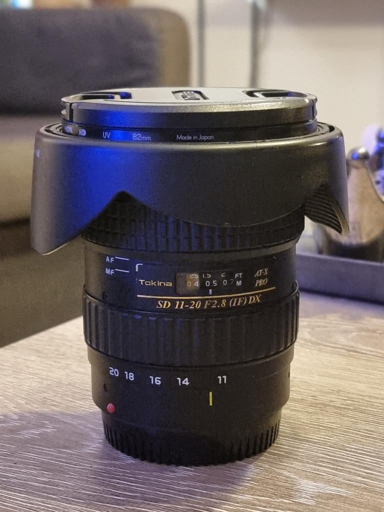 Tokina 11-20mm f/2.8 (Canon mount), Ophalen, Gebruikt, Groothoeklens, Zoom