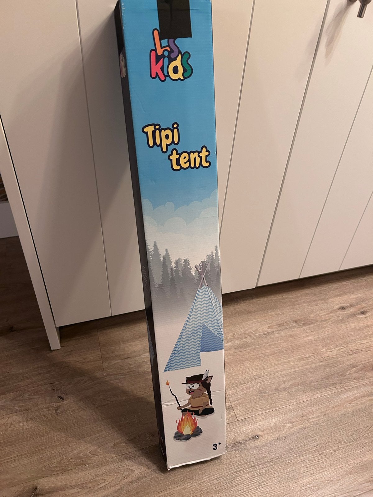 Kids Tipi tent - zo goed als Nieuw in doos, Ophalen, Zo goed als nieuw, Hout