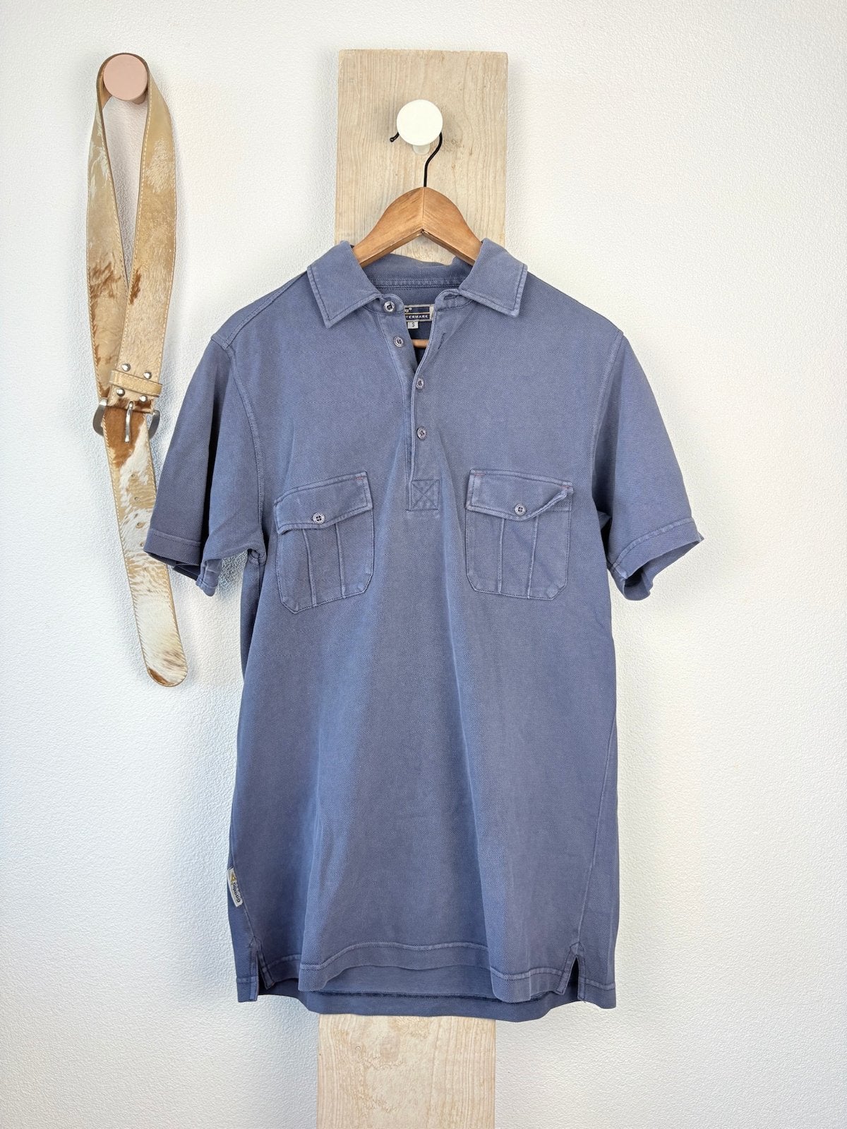 Gaastra Polo Shirt Heren Maat S Blauw, Verzenden, Gedragen, Maat 46 (S) of kleiner, Blauw