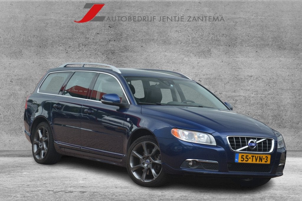 Volvo V70 2.0 D3 Ocean Race | Navigatie | Xenon | Leer | Sto, Auto's, Euro 5, Gebruikt, 1984 cc, Blauw