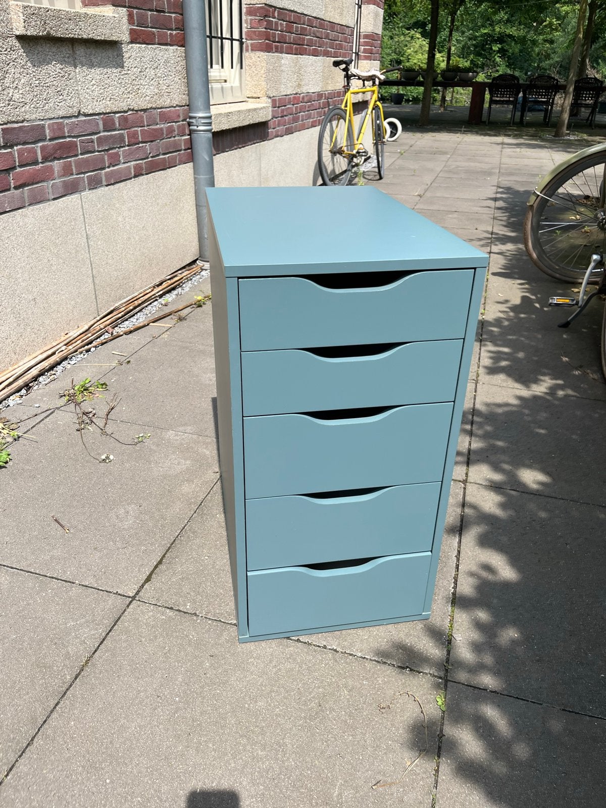 IKEA ALEX Ladeblok blauw - Goede staat, Ophalen, Overige materialen, Minder dan 50 cm, 5 laden of meer