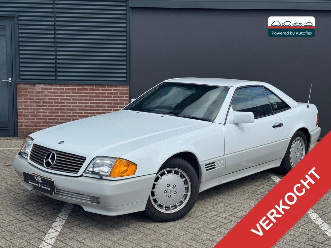 Mercedes-Benz 500-serie 500 SL (bj 1990), Auto's, 4973 cc, Cabriolet, Wit, Bedrijf