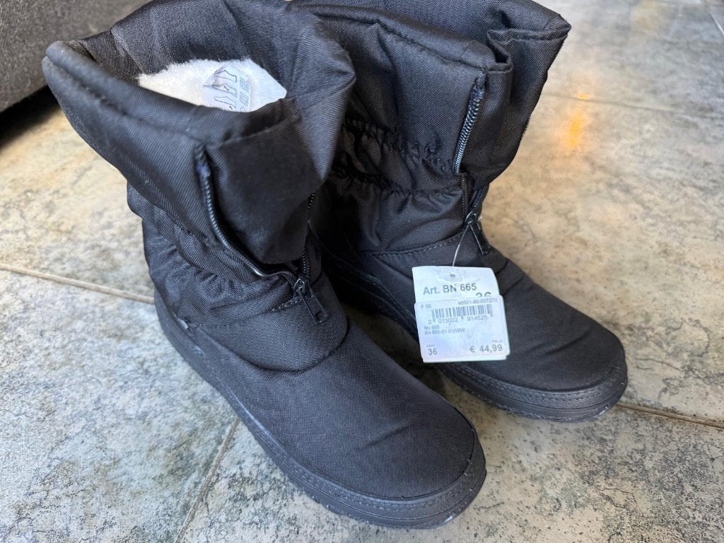 Snowboots, Ophalen, Bergstein, Zwart, Snowboots