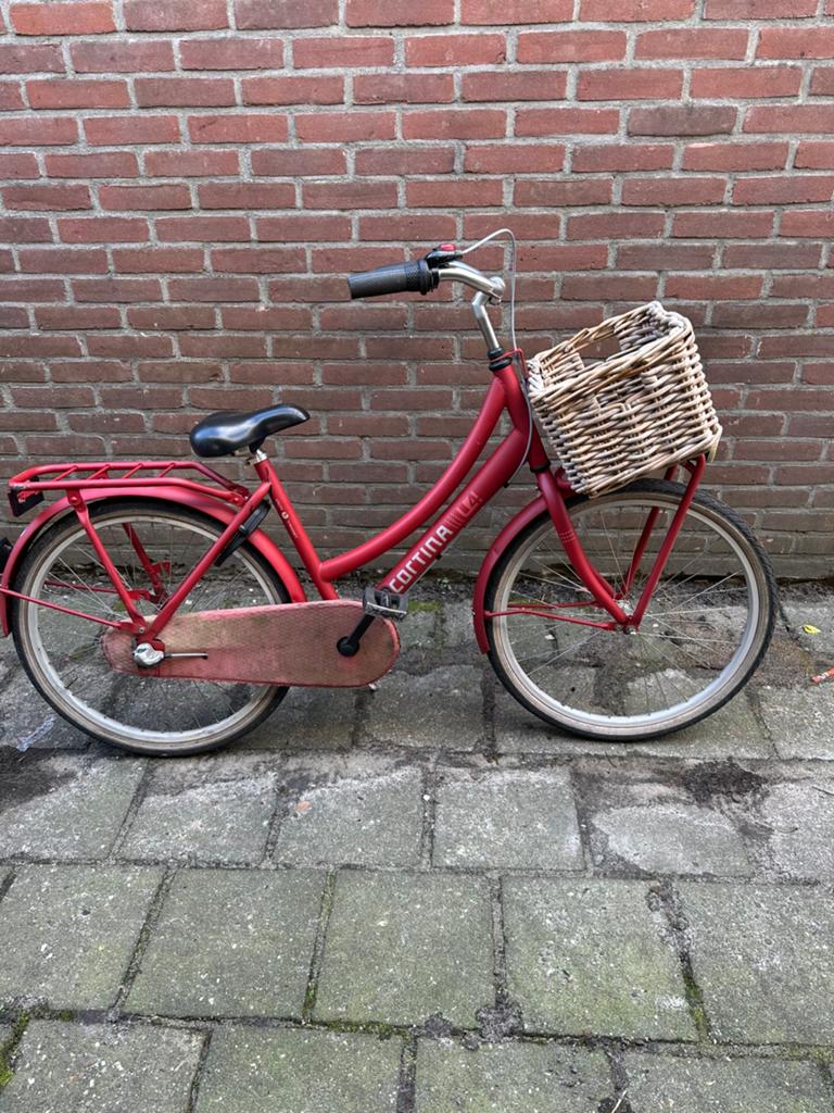 Meisjesfiets cortina 24 inch, Fietsen en Brommers, Fietsen | Meisjes, Terugtraprem, Versnellingen, Ophalen of Verzenden, Gebruikt