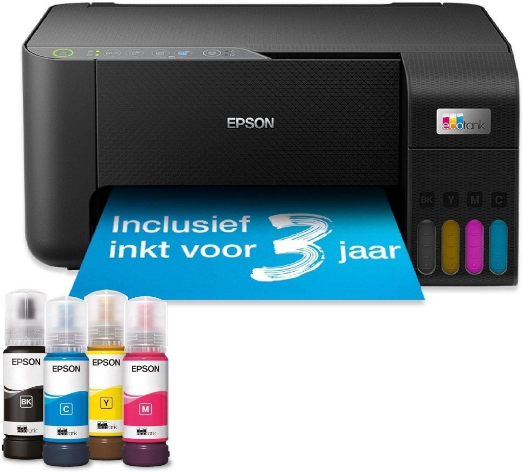 EcoTank ET-2864 A4 Multi Wi-Fi-Printer Inclusief 3 jaar Inkt, Ophalen of Verzenden, Nieuw, Kleur printen