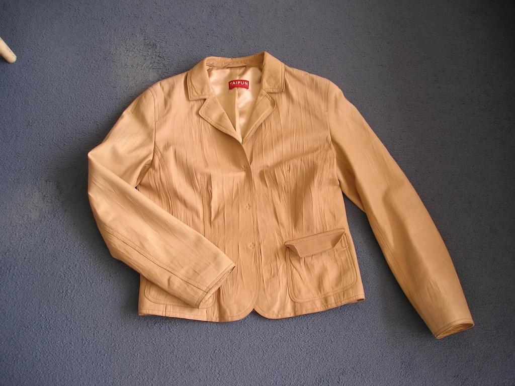 beige echt leren jasje Taifun maat 38, Beige, Zo goed als nieuw, Taifun, Jasje
