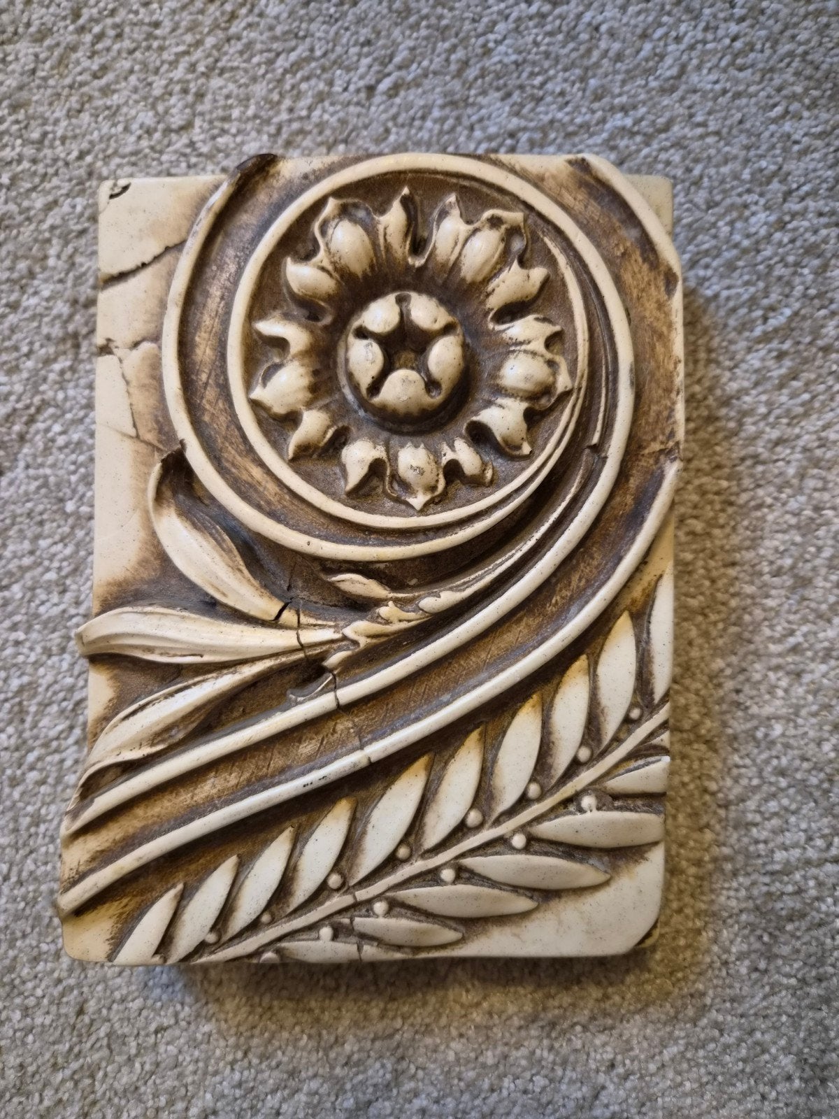 Sid Dickens Memory Block T-239 "Laurel", Antiek en Kunst, Minder dan 20 cm, Gips, Ophalen of Verzenden, Handgemaakt