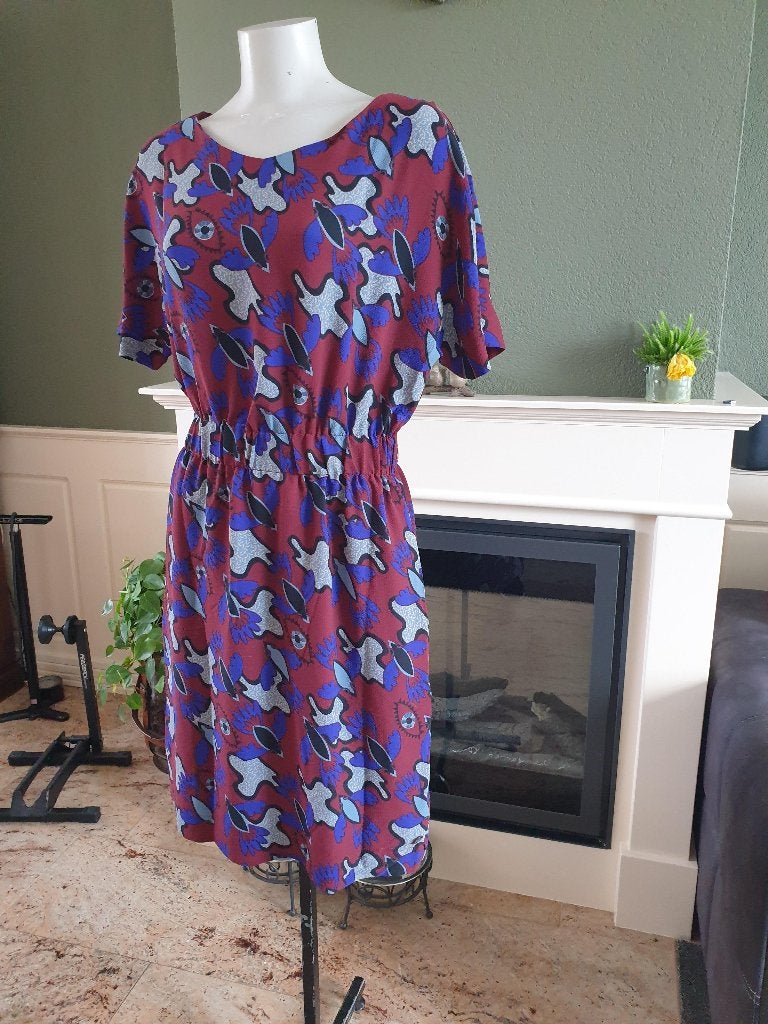 Didi nieuwe bordeaux evil eye jurk jurkje XS 34, Overige kleuren, Verzenden, Nieuw, Didi