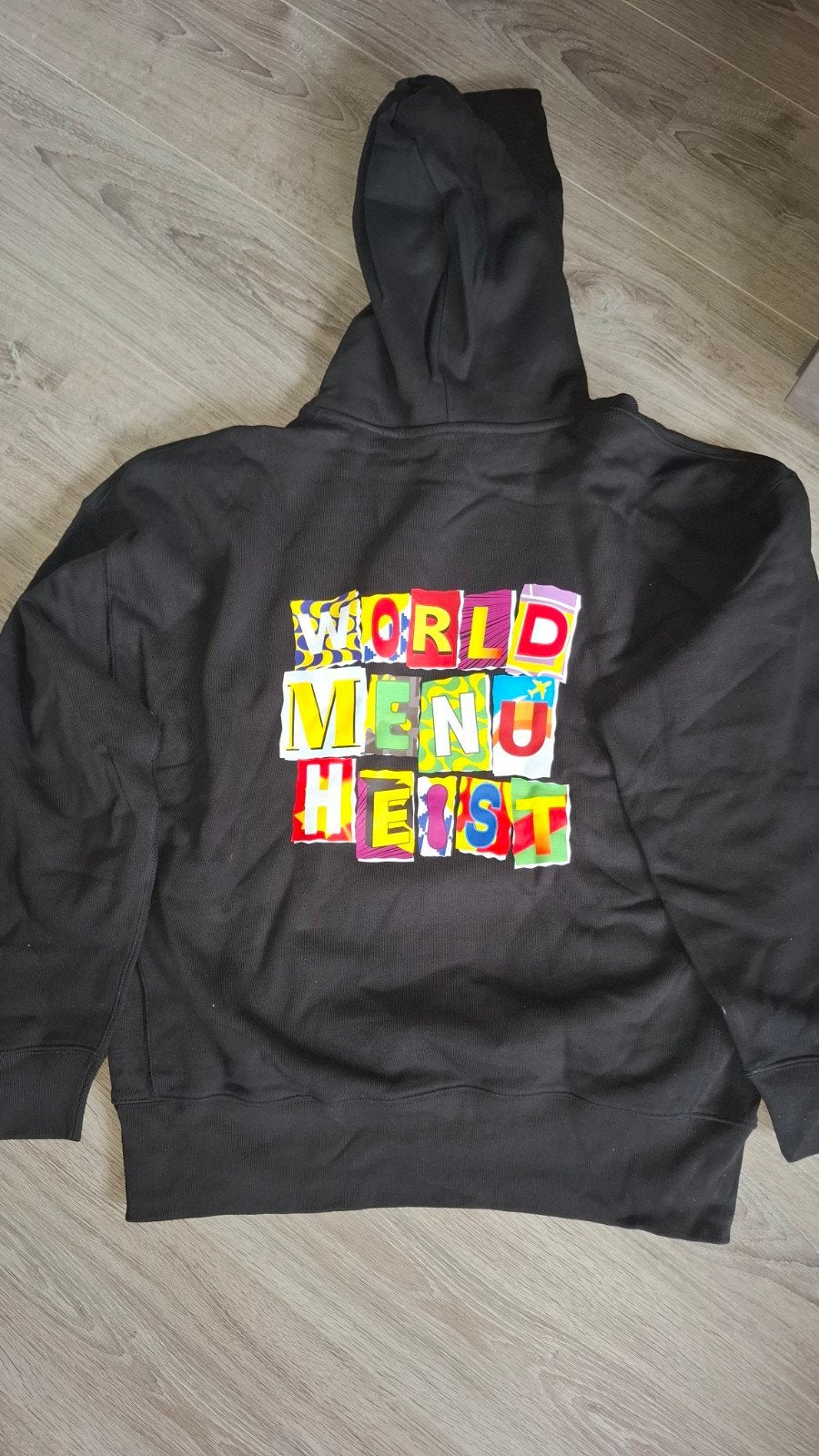 McDonald's World Menu Heist Hoodie Zwart XL, Kleding | Heren, Zwart, Ophalen of Verzenden, McDonald's, Maat 56/58 (XL)