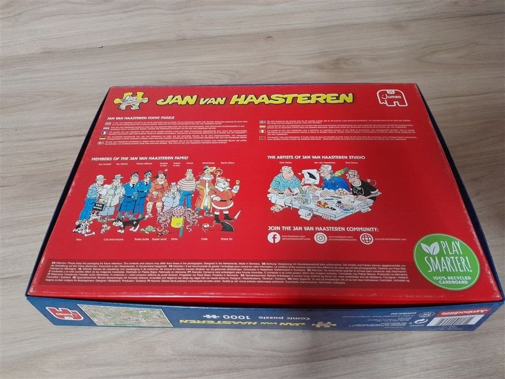 Jan van Haasteren - Efteling sprookjesbos - 1000stuk - s3040, Verzenden, 500 t/m 1500 stukjes, Zo goed als nieuw