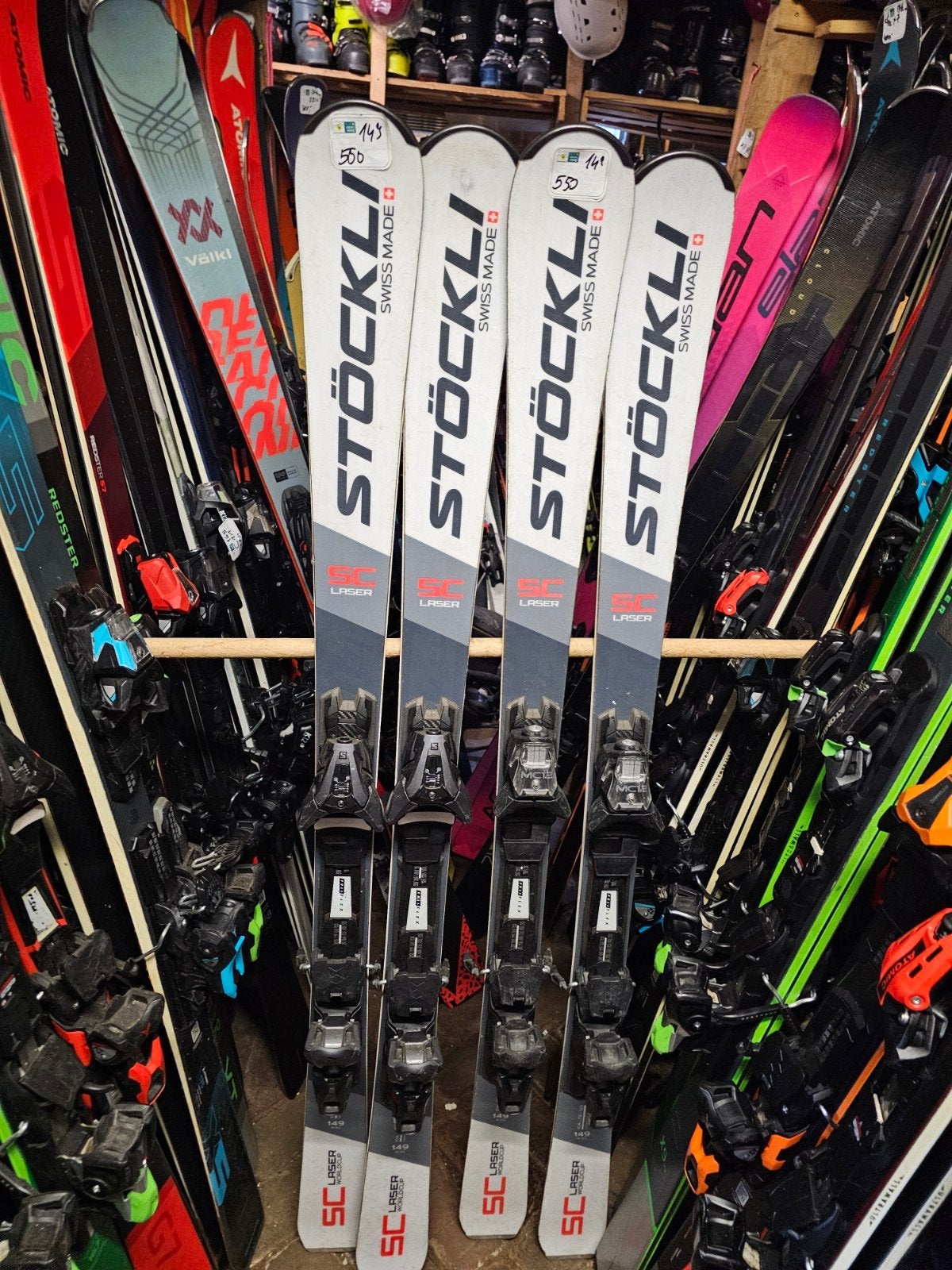 149cm STOCKLI LASER SC 1600€ VOOR KENNERS BEST SKIS, Overige merken, Ophalen of Verzenden, Zo goed als nieuw, Carve