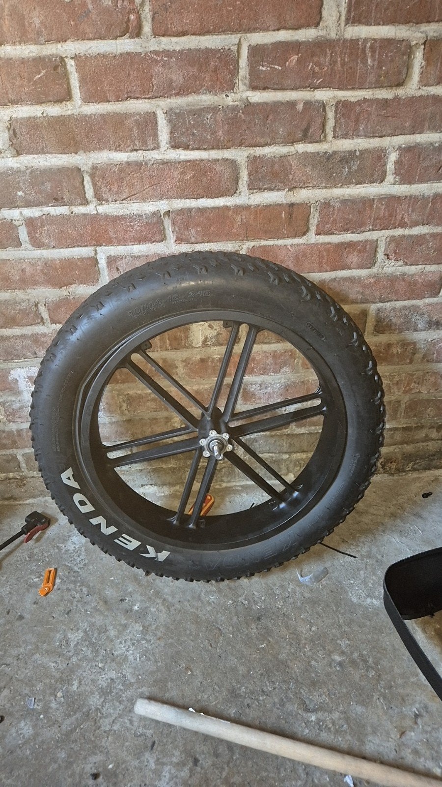 fatbike voorwiel met buitenband, Wiel, Ouxi, Staal, Ophalen of Verzenden