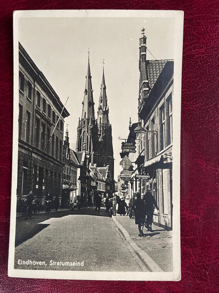 ansichtkaart van Eindhoven , Stratumseind 4., Verzenden, 1940 tot 1960, Noord-Brabant
