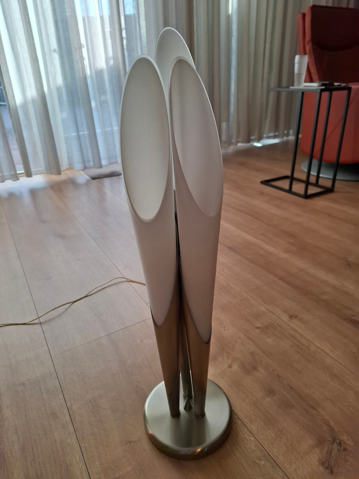 Moderne design lamp met 3 lichtpunten, Ophalen, Modern Design, Overige fittingen, Zo goed als nieuw