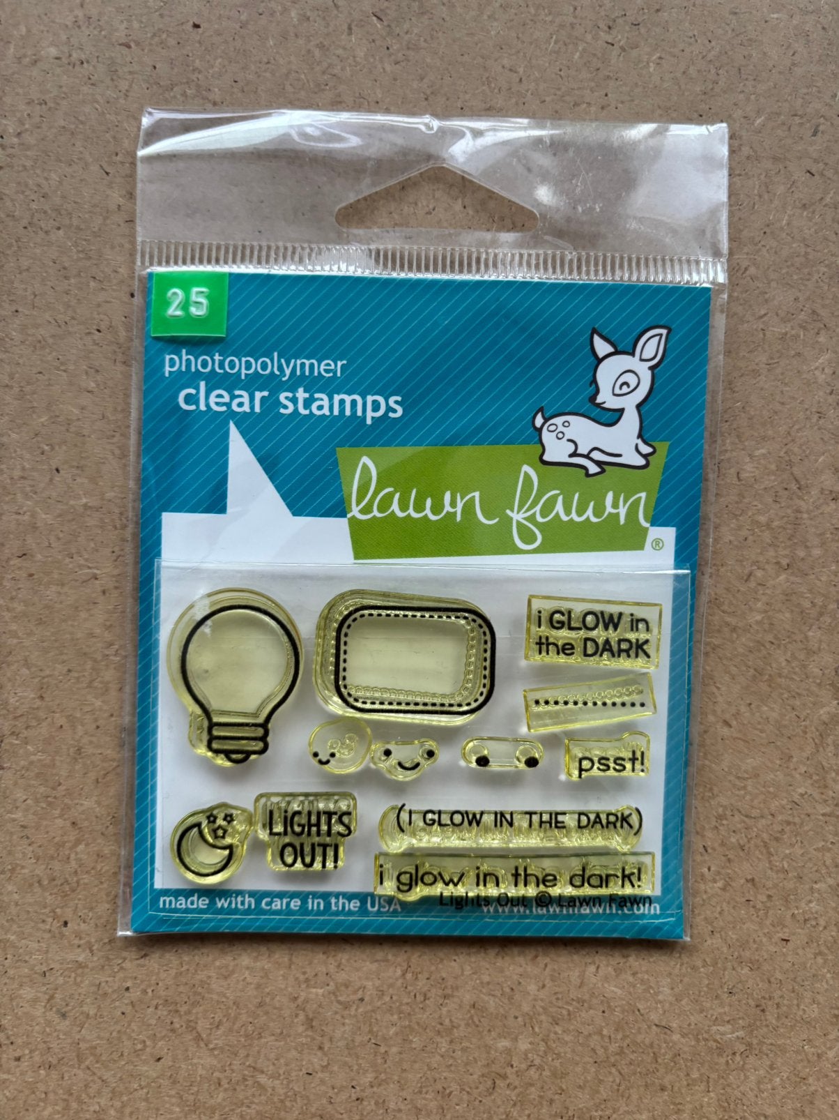 Lawn Fawn stepels en stans smal, Ophalen of Verzenden, Zo goed als nieuw, Clearstamp