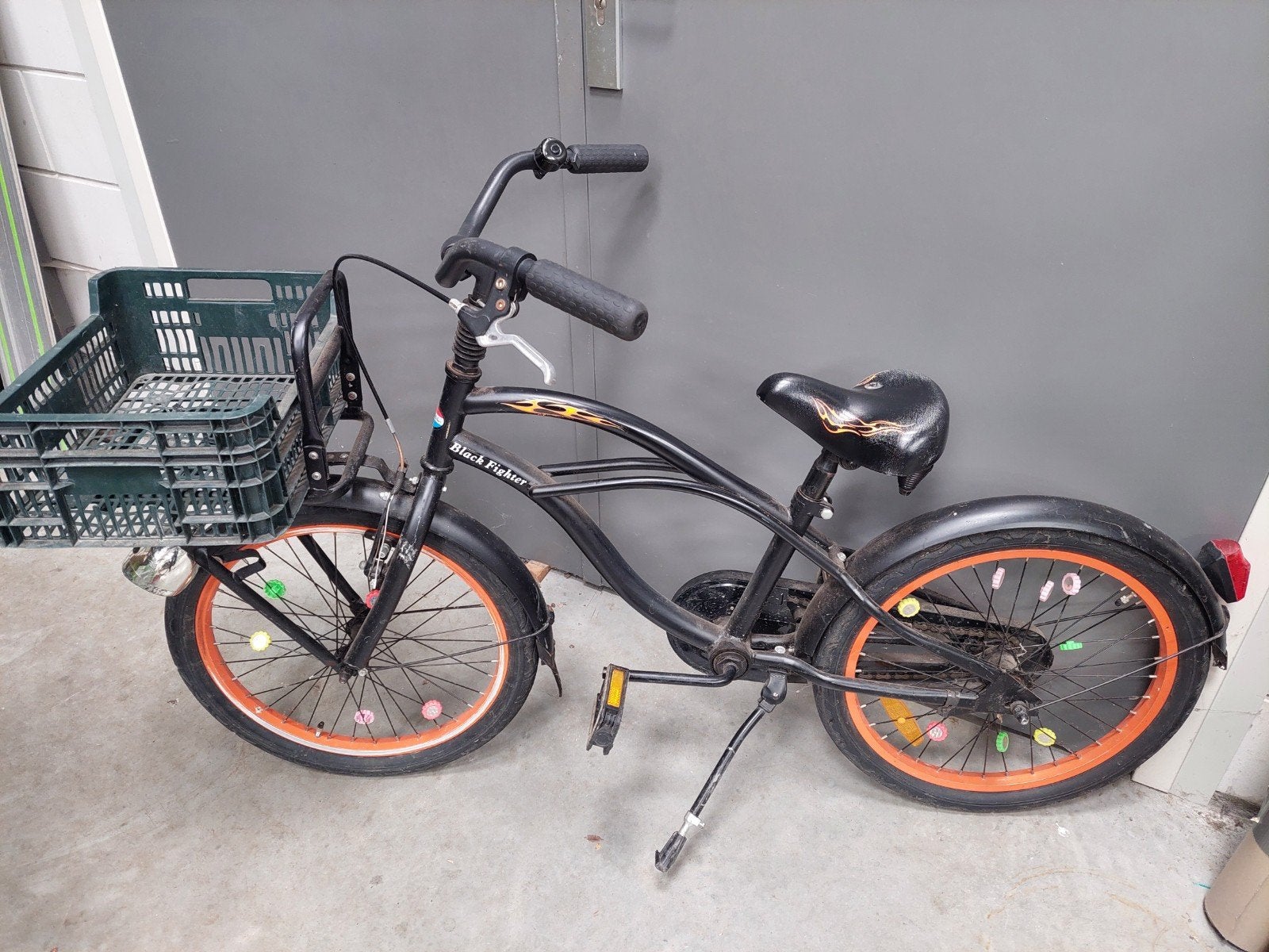 Popal Black fighter 20 inch 7/8 jaar, Minder dan 47 cm, Ophalen, Gebruikt, Staal