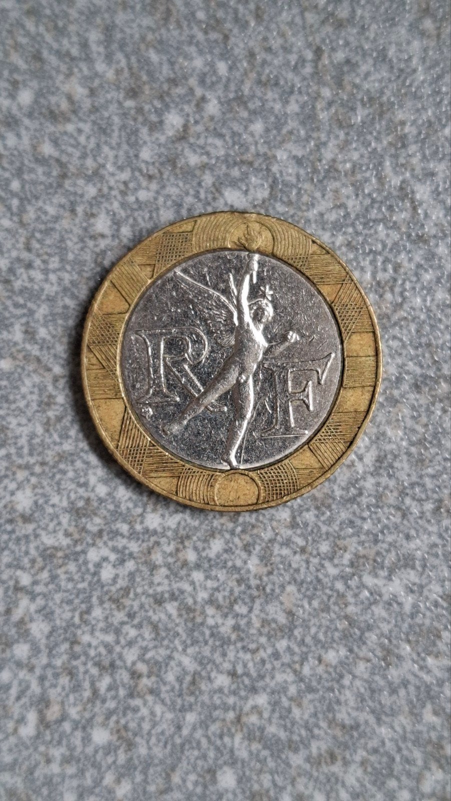 Zeldzame Franse 10 Francs munt uit 1992, Ophalen of Verzenden, Losse munt, Zilver