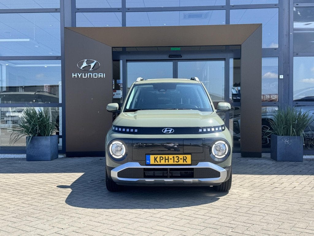 Hyundai INSTER Pulse Advanced 42 kWh | Schuif-/kanteldak | S, Auto's, Hyundai, 12 maanden, Stof, Zwart, Origineel Nederlands