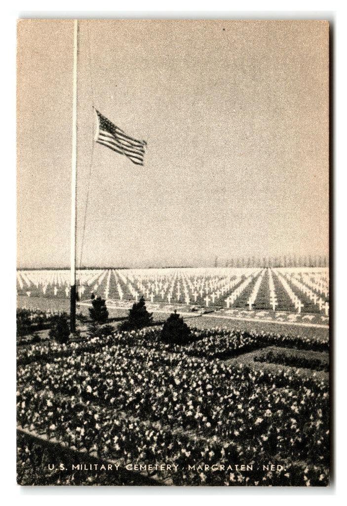 Margraten, U.S. Military Cemetry, Verzenden, 1940 tot 1960, Ongelopen, Limburg