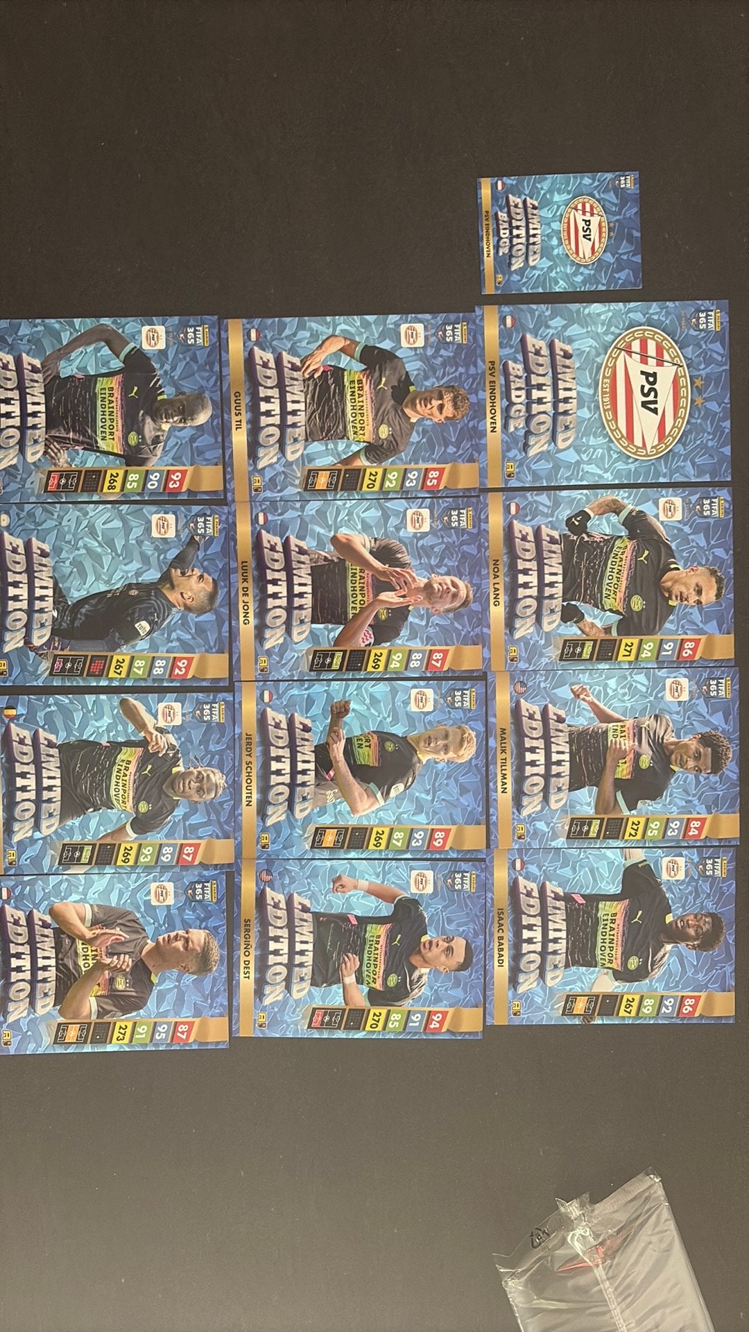 Panini FIFA 365 Adrenalyn XXL PSV Limited Edition kaarten, Verzamelen, Sportartikelen en Voetbal, Ophalen of Verzenden, Nieuw