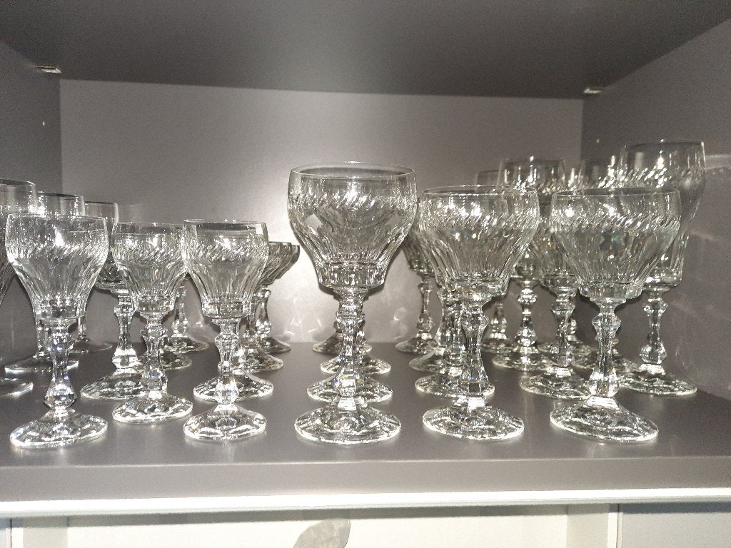 kristallen servies, Antiek en Kunst, Antiek | Glas en Kristal, Ophalen