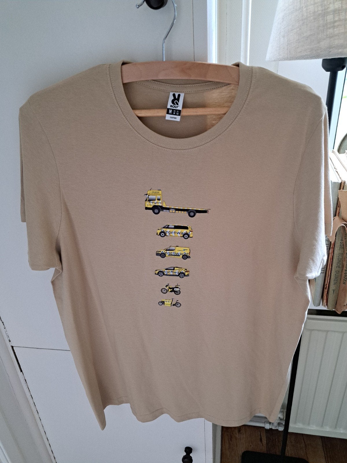 Nieuw ANWB Wegenwacht shirt maat M, Roly, Maat 48/50 (M), Beige, Nieuw