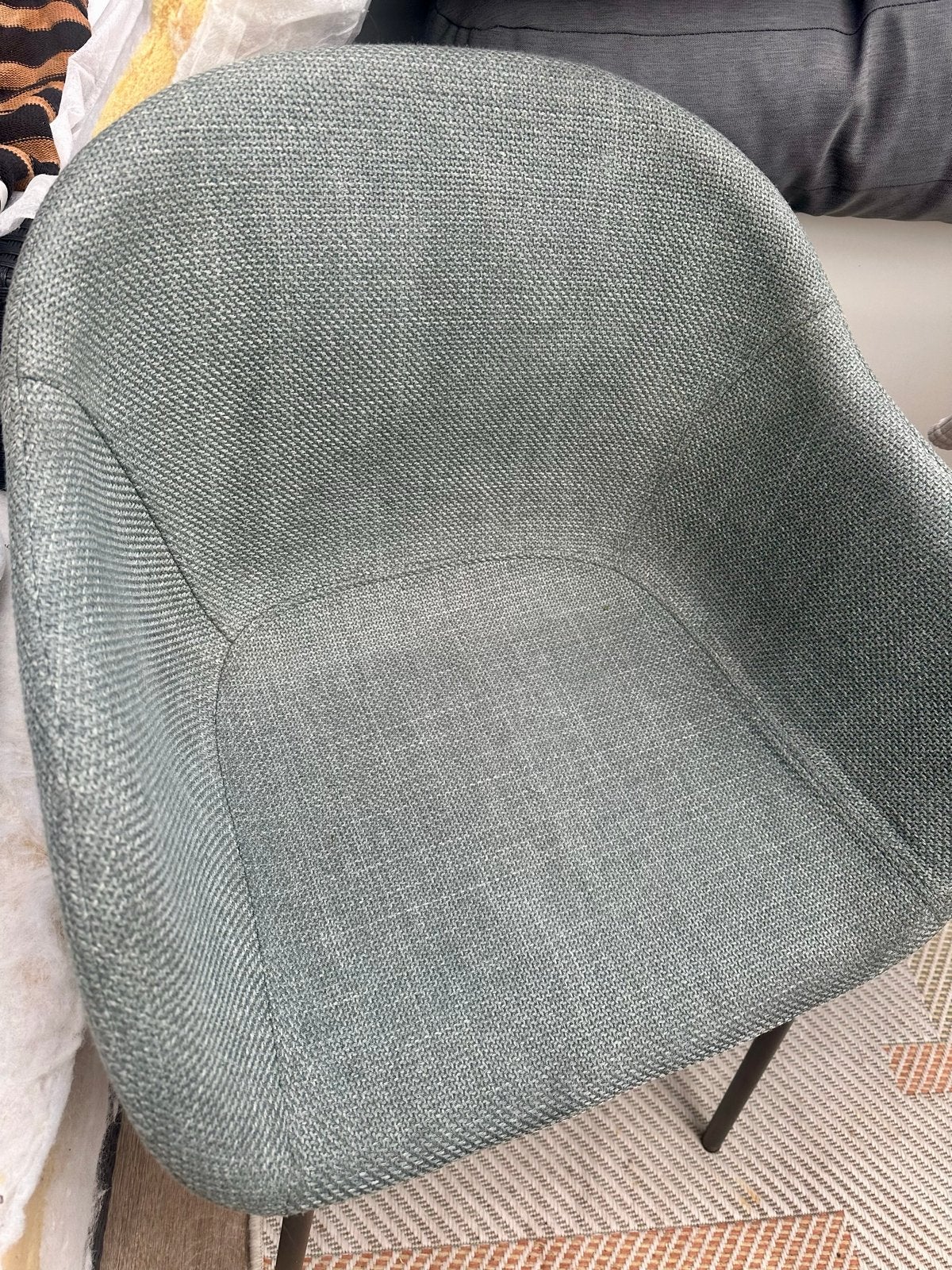 4 Groene Eetkamerstoelen van Kwantum - Gestoomd & Schoon, Huis en Inrichting, Ophalen of Verzenden, Gebruikt, Vier personen