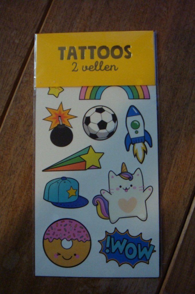 Tattoos tatoeages kinderen speelgoed NIEUW €1,-, Ophalen of Verzenden, Nieuw