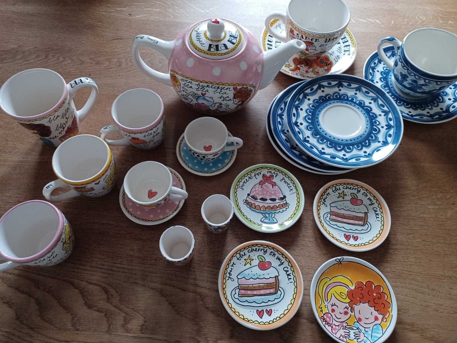 Veel Blond Amsterdam servies, Ophalen, Zo goed als nieuw, Aardewerk, Blond Amsterdam