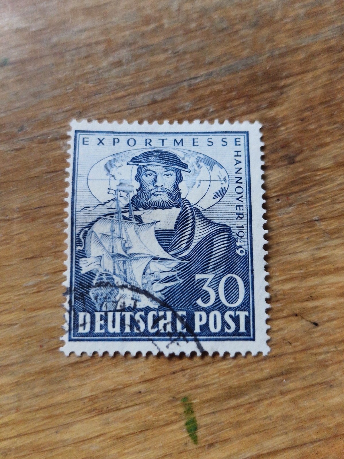 amerikaanse en britse zone gestempeld nr 105, Ophalen of Verzenden, Overige periodes, Gestempeld