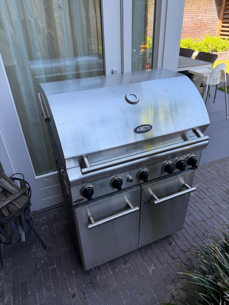 Boretti gasbarbecue (gebruikt) - 83x64x122cm, Ophalen, Gebruikt