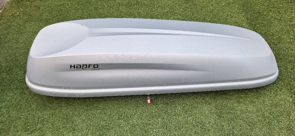 Hapro Carver 6.3 dakkoffer zilvergrijs (330 liter), Auto diversen, Dakkoffers, Ophalen, Gebruikt