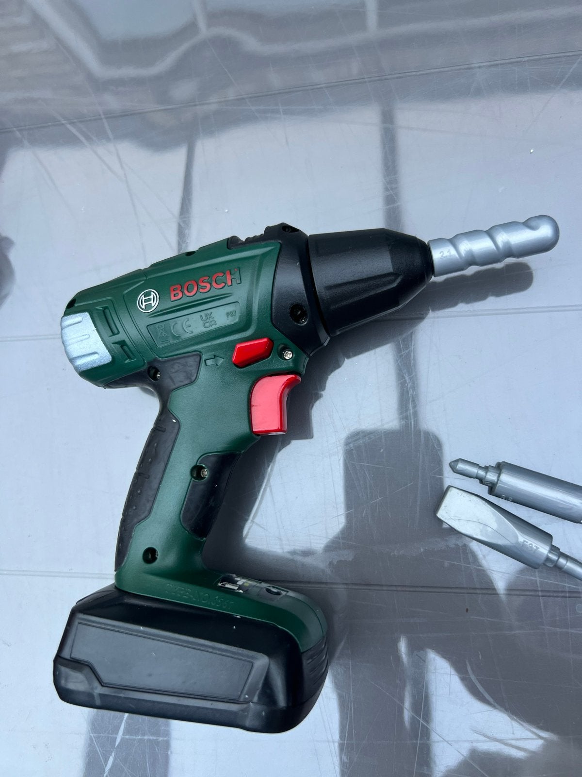 Bosch Speelgoed Boormachine met Geluid, Ophalen, Gebruikt, Bouwen, Met geluid