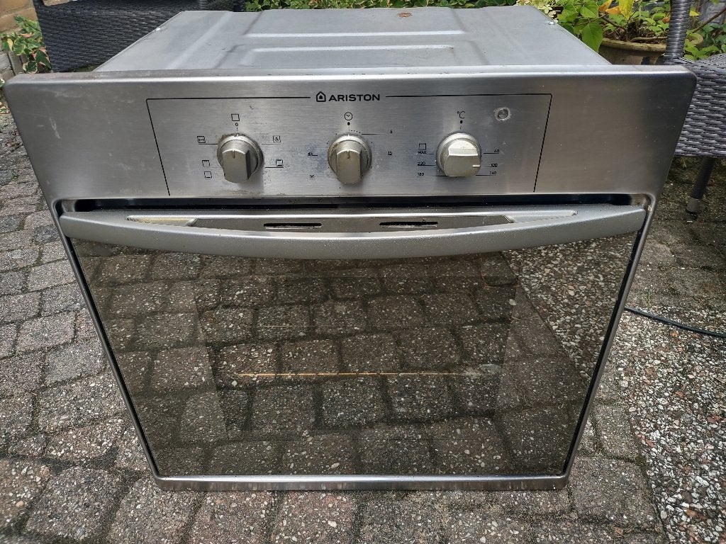 Ariston oven Whirlpool gaskookplaat, pannenset geen inductie, Ophalen, Oven, Inbouw, 55 tot 60 cm