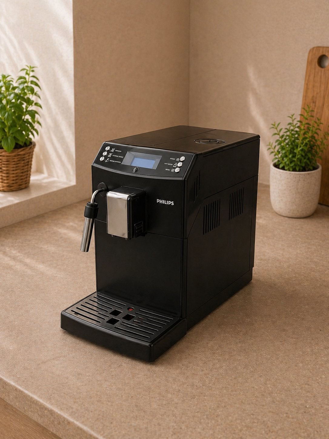 Philips Volautomatische espressomachine / Koffiezetapparaat, Ophalen, Zo goed als nieuw, Koffiemachine, Stoompijpje