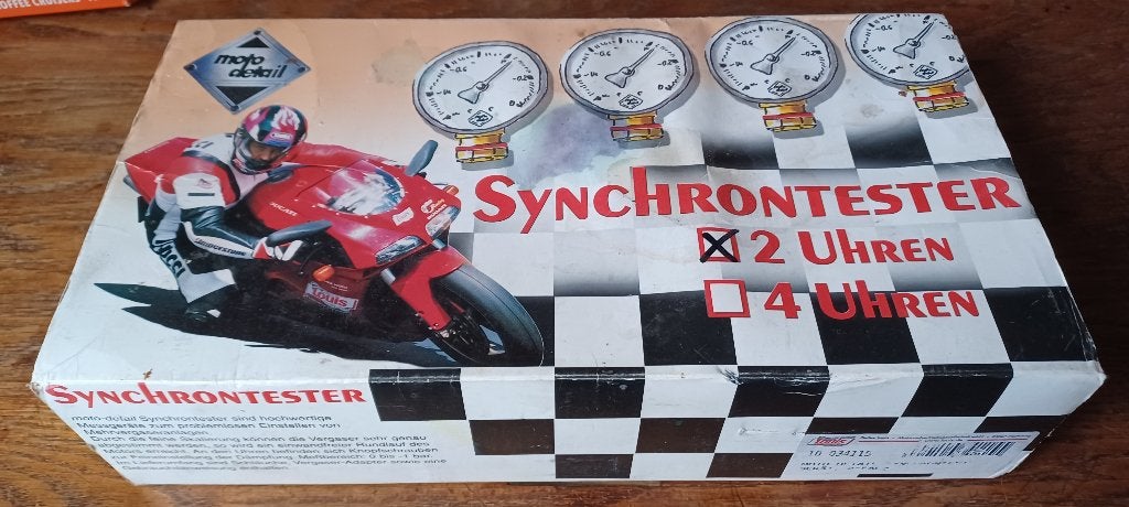 Moto-Detail synchroon-tester 2 cilinder motor, compleet, Ophalen of Verzenden