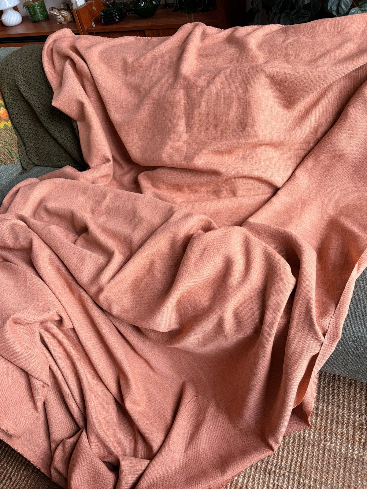 Grote lap stof / gordijnstof / mebelstof 320 x 310, Ophalen of Verzenden, Zo goed als nieuw, 200 cm of meer, 120 cm of meer