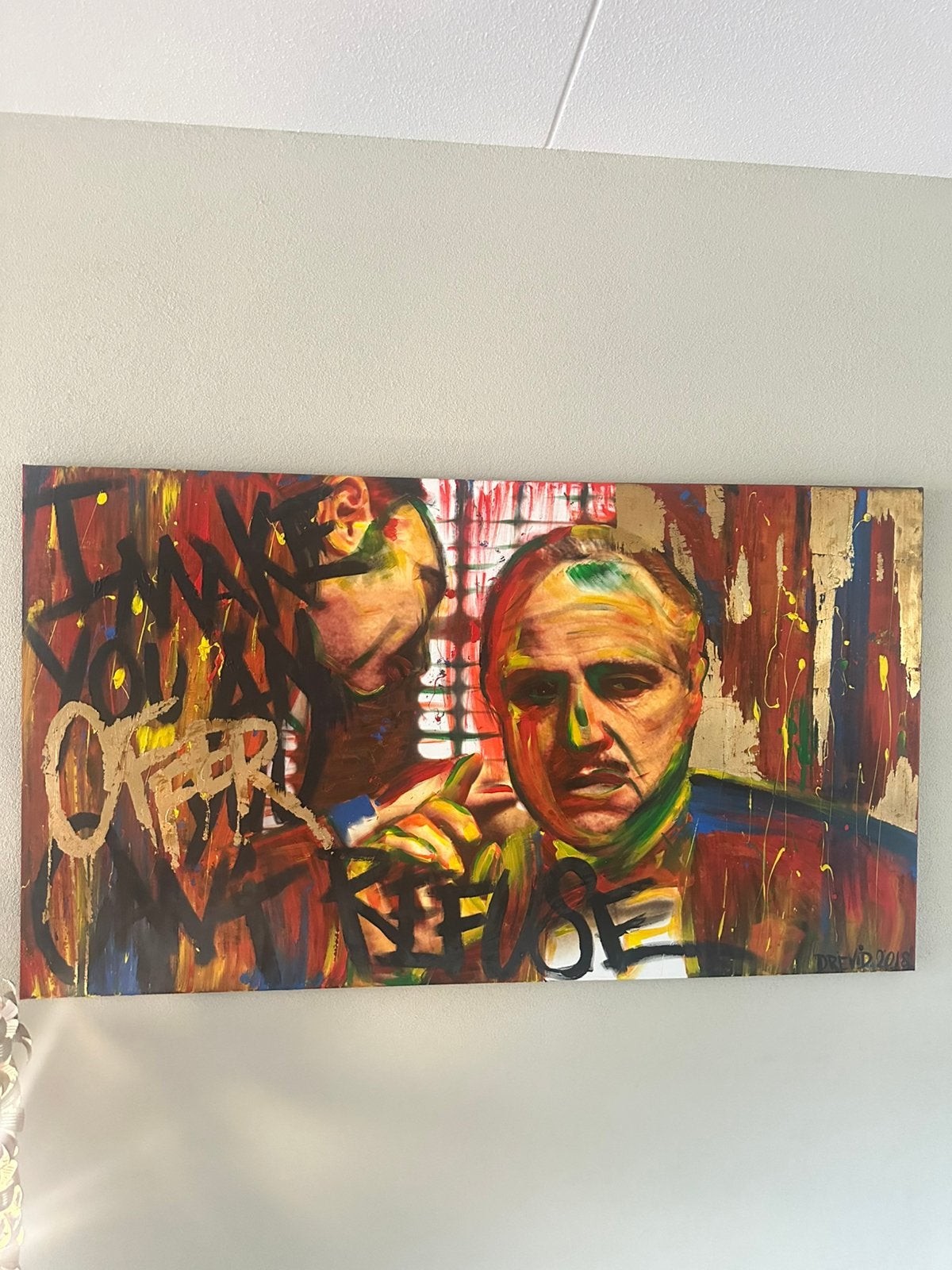 godfather schilderij 160x90, Ophalen