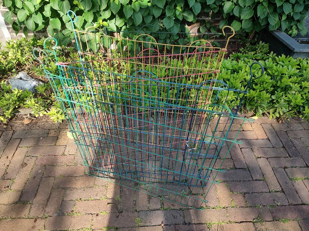Konijnenren, opklapbaar, 6-delig, Dieren en Toebehoren, Ophalen, 60 tot 90 cm, Ren, 110 cm of meer