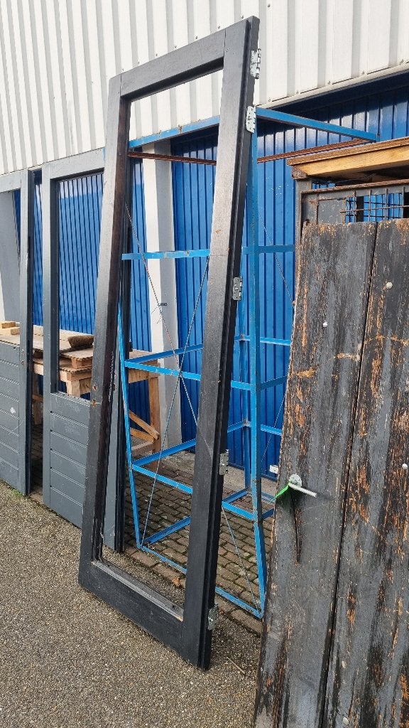 Hardhouten buitendeur achterdeur deur 257x92cm ( 240 ), Ophalen, 120 cm of meer, Nb, Nb