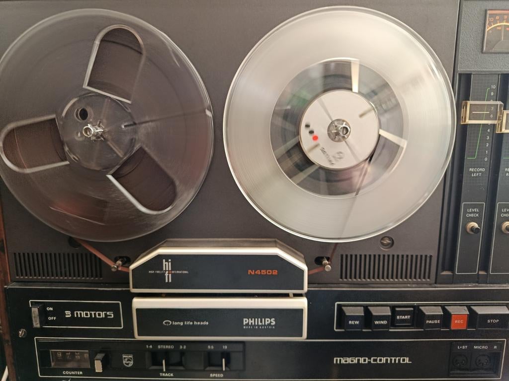 Philips n4502, Ophalen, Bandrecorder